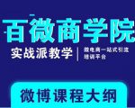 百微商学院：微博SEO实战引流玩法 快速实现被动获客-一号资源库
