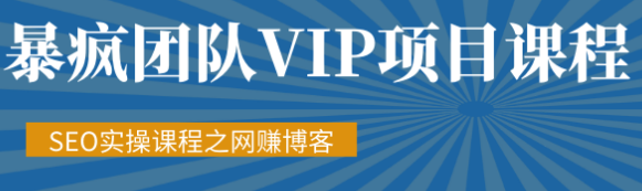 暴疯团队VIP赚钱项目教程之（SEO实操课程之网赚博客）-一号资源库