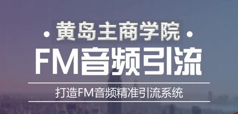 黄岛主《FM音频引流特训营1.0》亲身操作每天30-50量，转化超级高-一号资源库