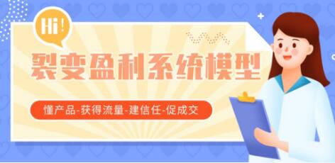王六六裂变盈利系统课程02裂变盈利系统模型（懂产品-获得流量-建信任-促成交）-一号资源库