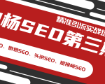 白杨SEO第三期精准引流实战培训（百度SEO、微信SEO、头条SEO、短视频SEO）-一号资源库