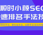 顺时小颜SEO快速排名手法技术教程、寄生虫手法、站群手法(适合所有关键词)-一号资源库