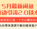狼叔5月最新闲鱼被动引流2.0技术，独家秘笈打造一个可以赚钱的IP-一号资源库