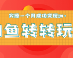 闲鱼转转最新玩法，轻松日引精准粉300+，实操一个月成功变现1W+-一号资源库