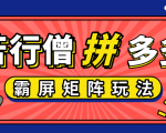 拼多多店铺运营实操，低价引流实操技巧，拼多多霸屏矩阵玩法-一号资源库
