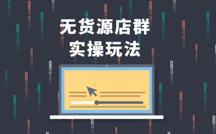 无货源店群实操玩法，蓝海选品的独特思路，店群软件操作方法（45节视频课）-一号资源库
