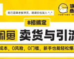 媒老板8招搞定闲鱼卖货与引流:3天卖货10万,3个月加粉50万-一号资源库