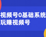 视频号0基础系统性玩赚视频号内容运营+引流+快速变现（20节课）-一号资源库