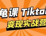龟课·TikTok变现实战训练营线上第1期，多种变现模式，轻松赚美刀-一号资源库