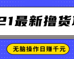 2021最新撸货项目,一部手机即可实现无脑操作轻松日赚千元-一号资源库