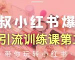 狼叔小红书爆款推广引流训练课第12期，手把手带你玩转小红书-一号资源库