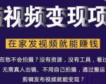 在家也能操作的短视频赚钱项目，无需真人，不用拍摄，纯搬运月入2到5万-一号资源库