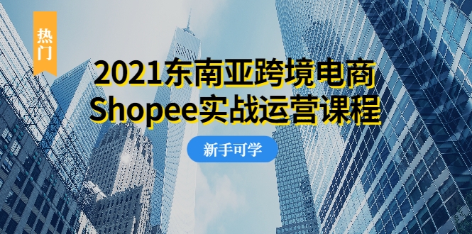 2021东南亚跨境电商Shopee实战运营课程，0基础、0经验、0投资的副业项目-一号资源库