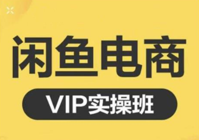 鱼客·闲鱼电商零基础入门到进阶VIP实战课程，帮助你掌握闲鱼电商所需的各项技能-一号资源库