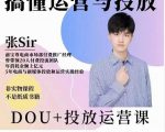 张sir的dou+投放运营课:搞懂运营与投放,全面提升账号的流量运营效率-一号资源库