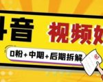 （燃烧好物）抖音视频好物分享实操课程（0粉+拆解+中期+后期）-一号资源库