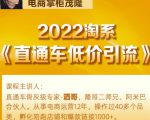 茂隆2022直通车低价引流玩法，教大家如何低投入高回报的直通车玩法-一号资源库