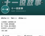 十一说故事·故事性中视频，观众快速共鸣从而快速变现的中视频玩法-一号资源库