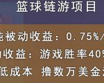 国外区块链篮球游戏项目，前期加入秒回本，被动收益日0.75%，撸数万美金-一号资源库
