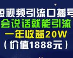 安妈·短视频引流口播号，会说话就能引流，一年收益20W（价值1888元）-一号资源库