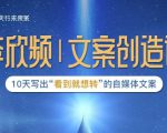 李欣频|文案创造课,0基础可报10天写出“看到就想转”的自媒体文案-一号资源库