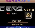 百度网盘无限扩容技术,外面卖399的,无论自己用还是用做引流都可以-一号资源库