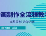 动画制作全流程教学-完整录制-边做边教-《累了就躺一会儿》-一号资源库