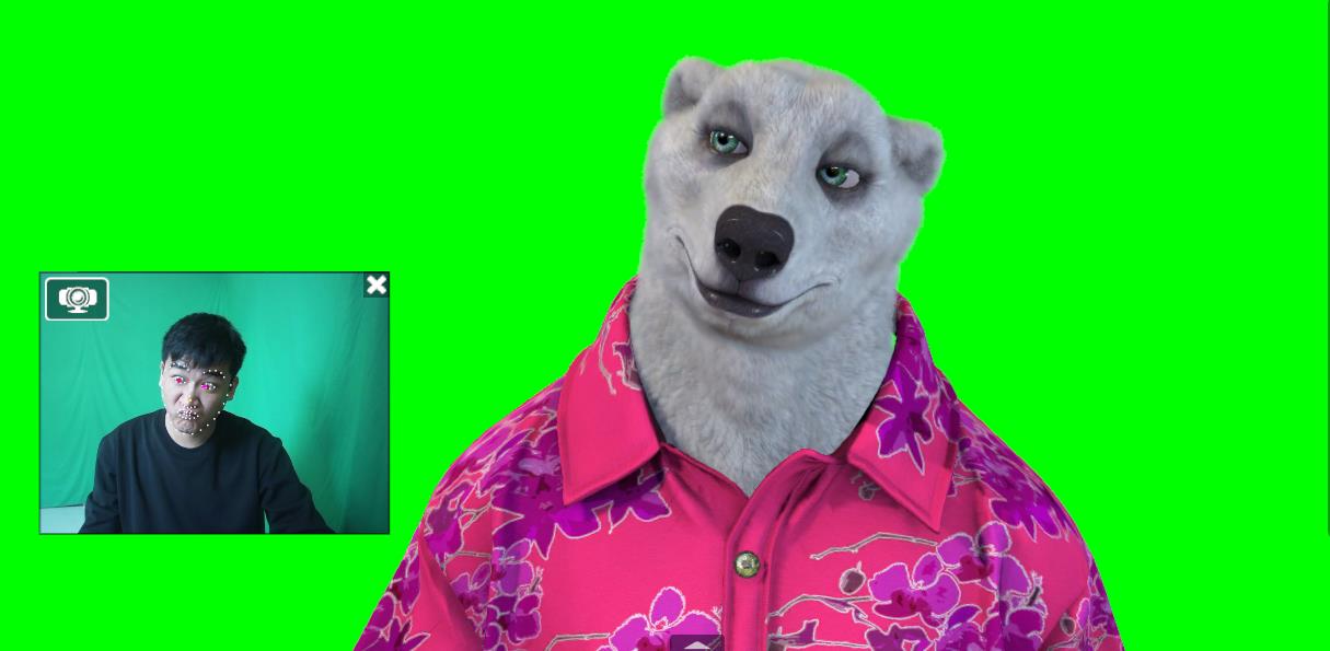 实时直播换脸卡通形象出镜，卡通形象面部捕捉(软件＋教程)-一号资源库