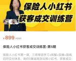 保险人小红书获客成交训练营，0基础高效玩转小红书，可复制的获客成交之路-一号资源库