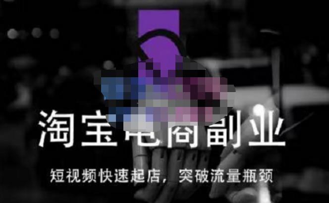 蓝Sir派·淘宝短视频快速起店，替代传统搜索方式，学会做一个不一样的淘宝店-一号资源库