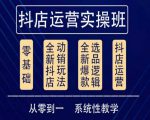 他创传媒·抖音小店系统运营实操课，从零到一系统性教学，抖店日出千单保姆级讲解-一号资源库