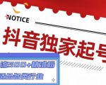抖音独家起号，一天引流500+精准粉，适合各类行业（9节视频课）-一号资源库