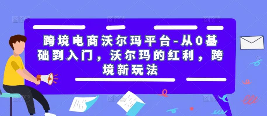 跨境电商沃尔玛平台-从0基础到入门，沃尔玛的红利，跨境新玩法-一号资源库