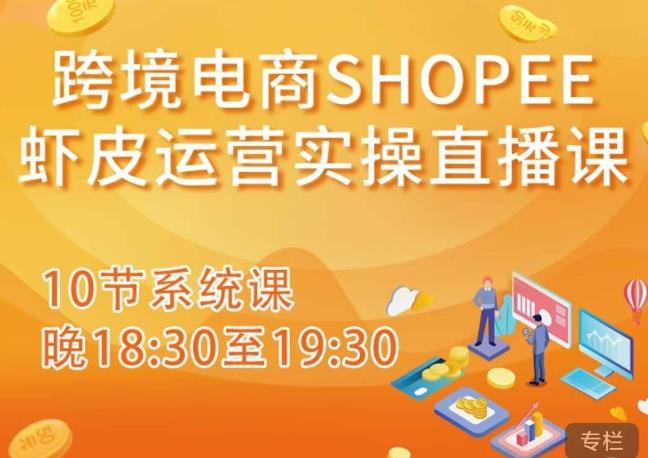 跨境电商Shopee虾皮运营实操直播课，从零开始学，入门到精通（10节系统课）-一号资源库