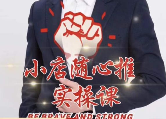 随心推线上课，小店随心推的投放逻辑，投放技巧，快速打标签-一号资源库