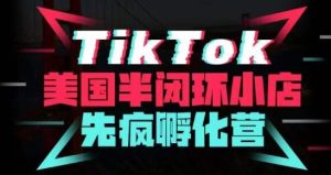 疯人院·TikTok美国半闭环小店孵化营，抢占TikTok美国蓝海市场，开店、运营、带货、投流全实操-一号资源库