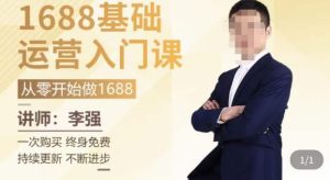 1688运营基础入门系统课,20课时带你系统性解析1688运营-一号资源库