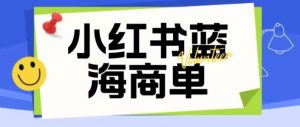 价值2980的小红书商单项目暴力起号玩法，一单收益200-300（可批量放大）-一号资源库