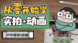 从零开始学实拍加动画，实拍加动画创意教程-一号资源库