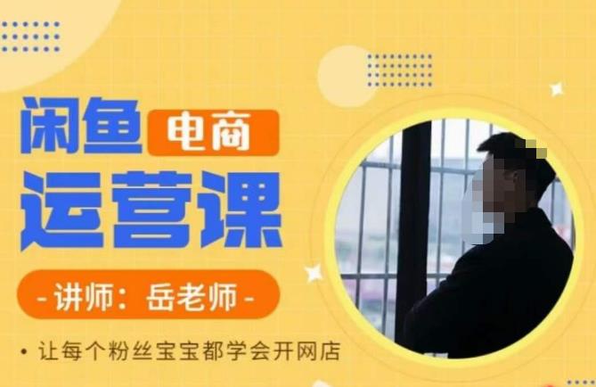 岳老师·闲鱼电商运营课，让每个粉丝宝宝都学会开网店-一号资源库