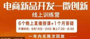 南掌柜·电商新品开发——微创新，电商新品微创新是你企业发展的护城河-一号资源库