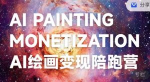 蛮驴·AI绘画变现陪跑营，快速产出可商业变现的图-一号资源库