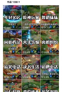 副业拆解：抖音王者荣耀游戏变现副业项目，视频版一条龙实操玩法分享给你-一号资源库