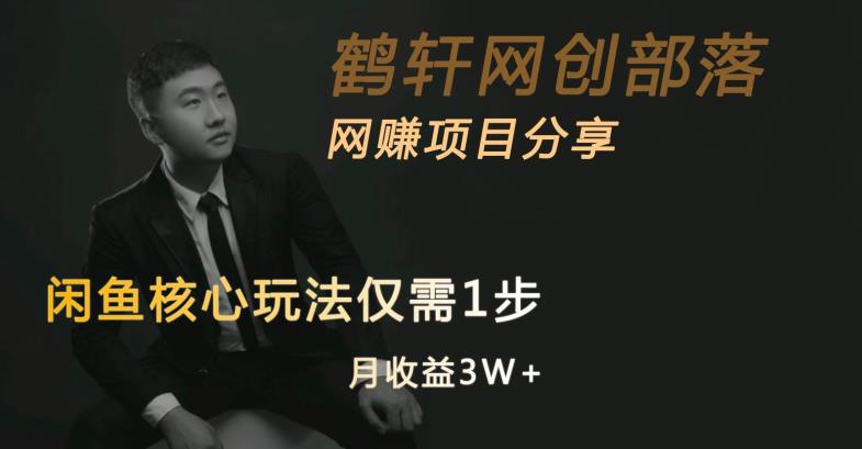 闲鱼核心玩法不卖货也能1年变现20W，玩法简单-一号资源库