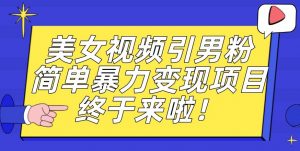 价值3980的男粉暴力引流变现项目，一部手机简单操作，新手小白轻松上手，每日收益500+【揭秘】-一号资源库