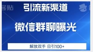 价值2980的全新微信引流技术，只有你想不到，没有做不到【揭秘】-一号资源库