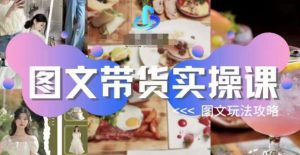 图文带货实操课，图文玩法攻略玩法-一号资源库