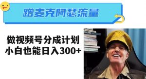 蹭麦克阿瑟热点，做视频号分成计划，小白三分钟一条日入300+【揭秘】-一号资源库