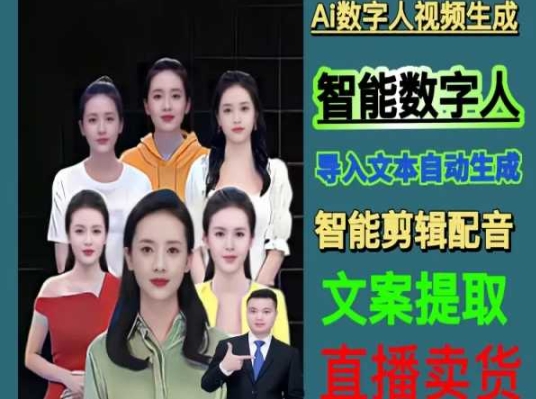 伍老师Ai数字人快速剪辑制作以及变现视频课-一号资源库