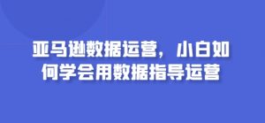 亚马逊数据运营，小白如何学会用数据指导运营-一号资源库
